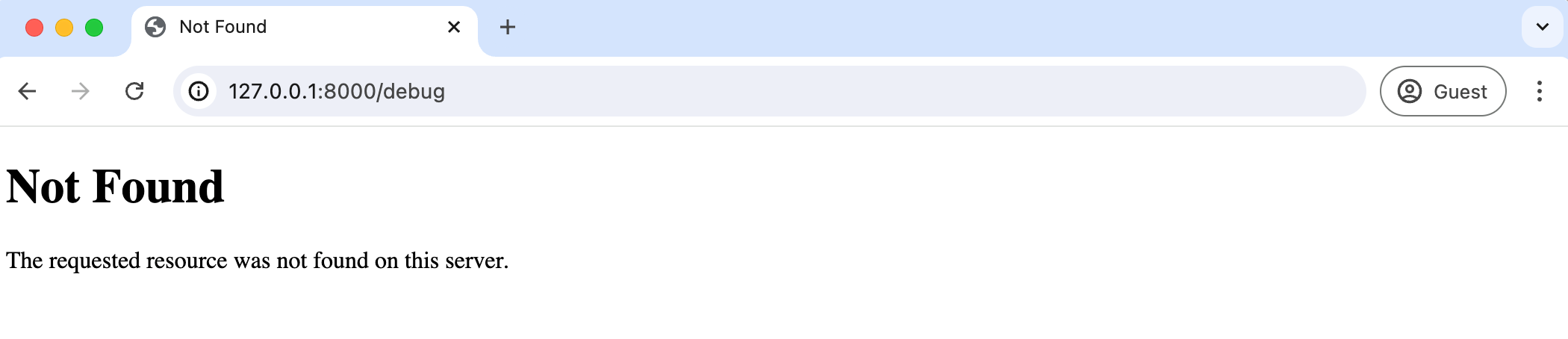 未找到页面